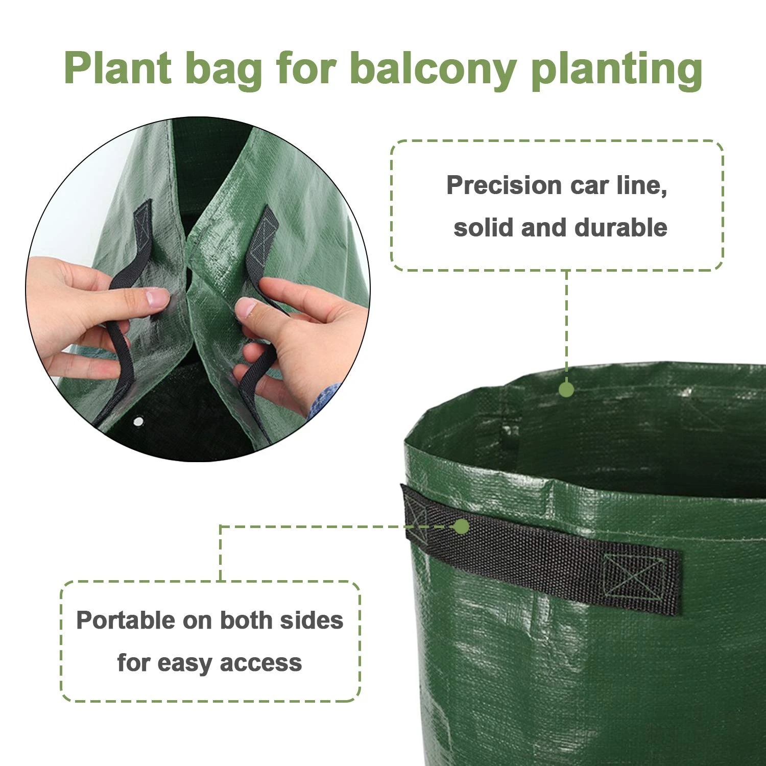 Christmas promotion buy 5 get 3 free - 50L Potato Grow Planter Container Bag