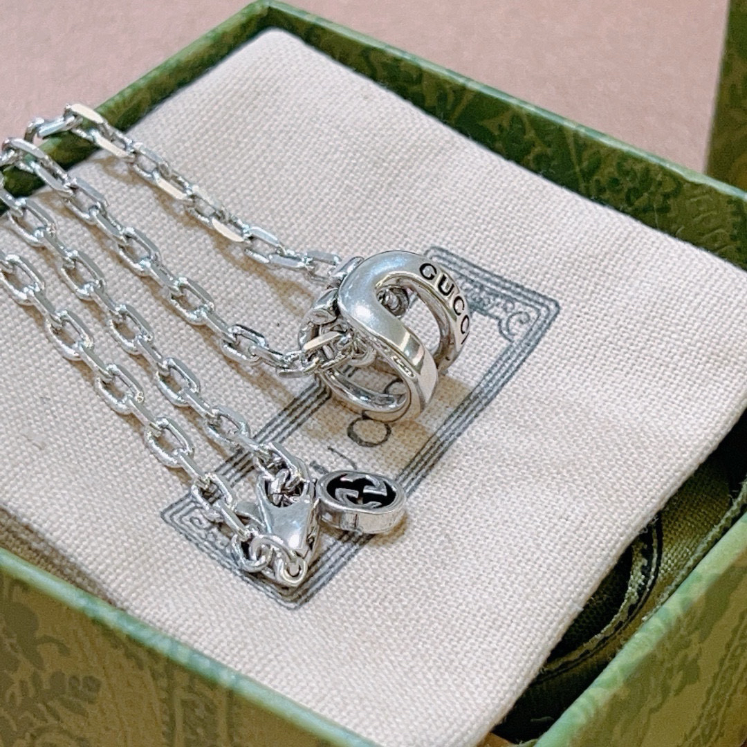 Gucci Anger Forest Series GG Chain Vintage Necklace