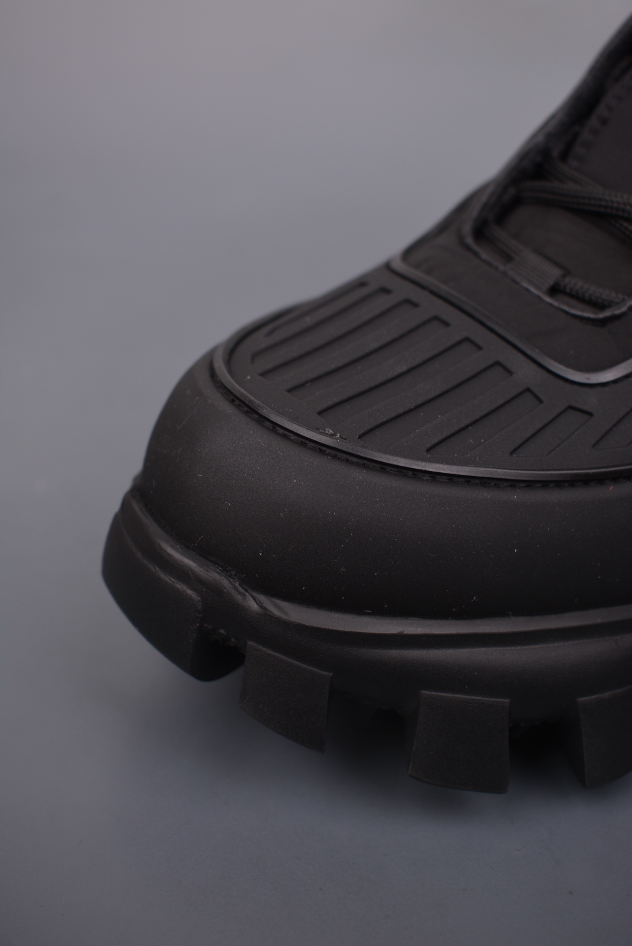 Prada Downtown High Top Sneakers Black