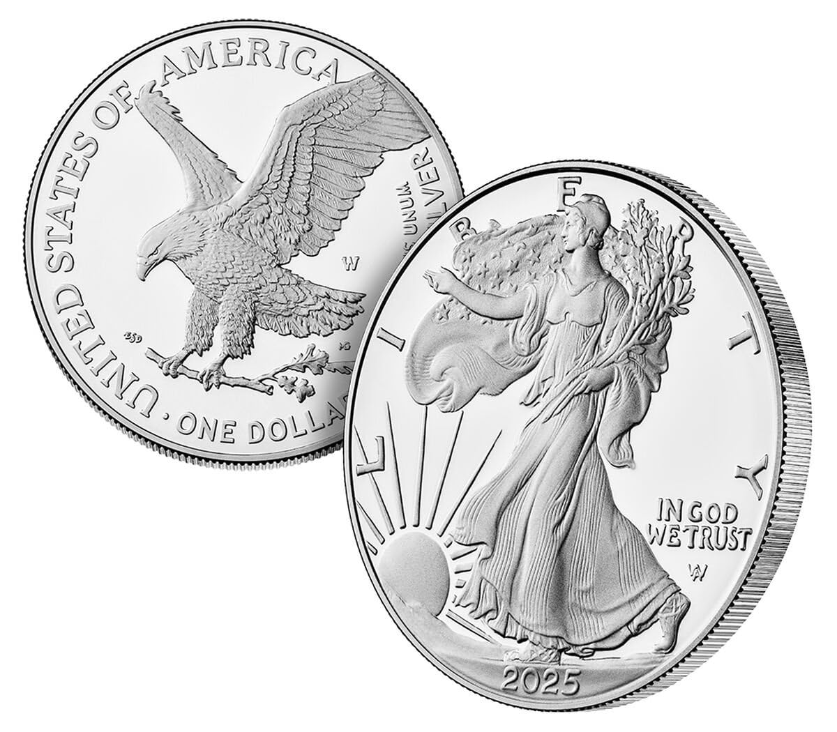 American Eagle 2016-2025 Silver Coin PCGS MS70 First Strikes w