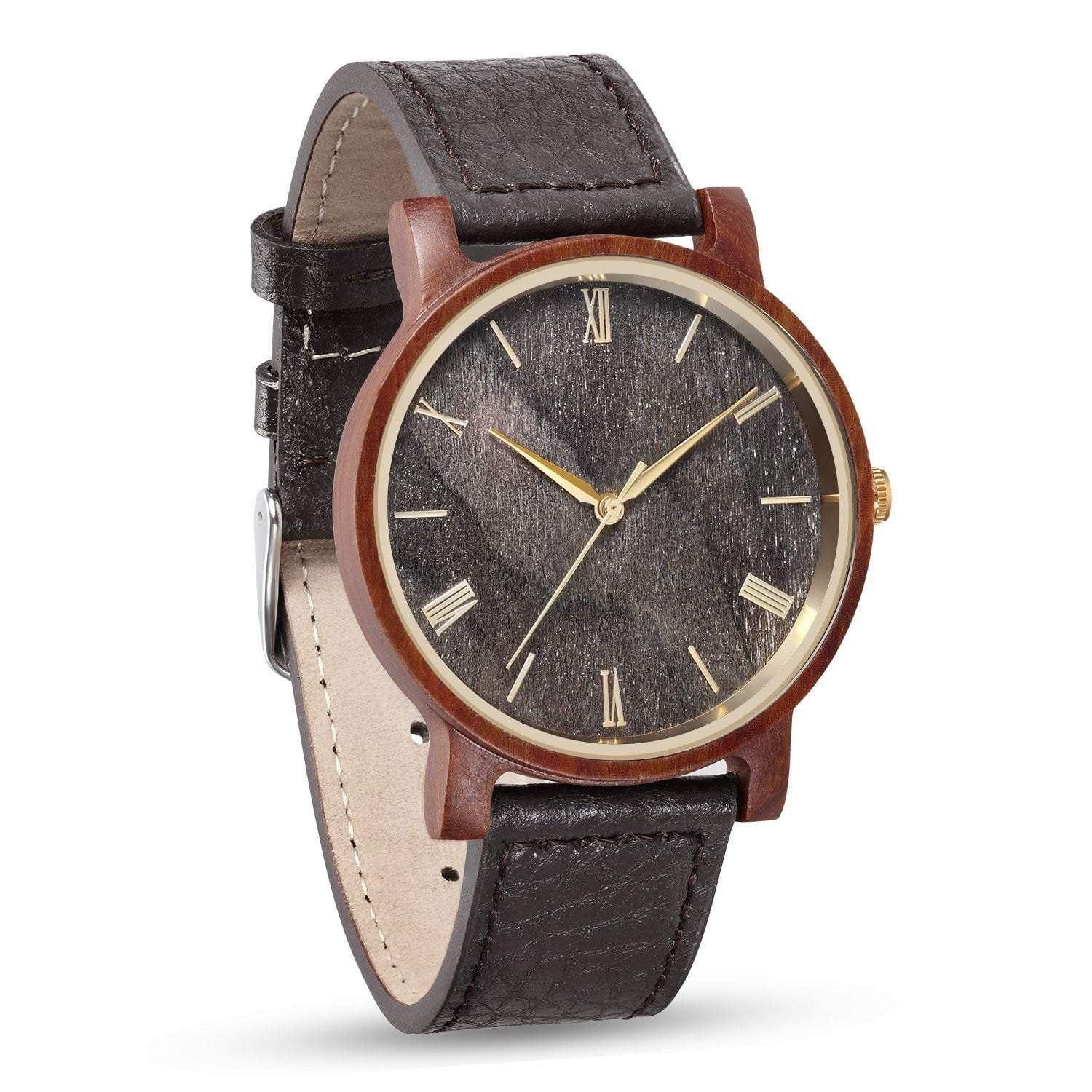 Wooden Watches Red Arce