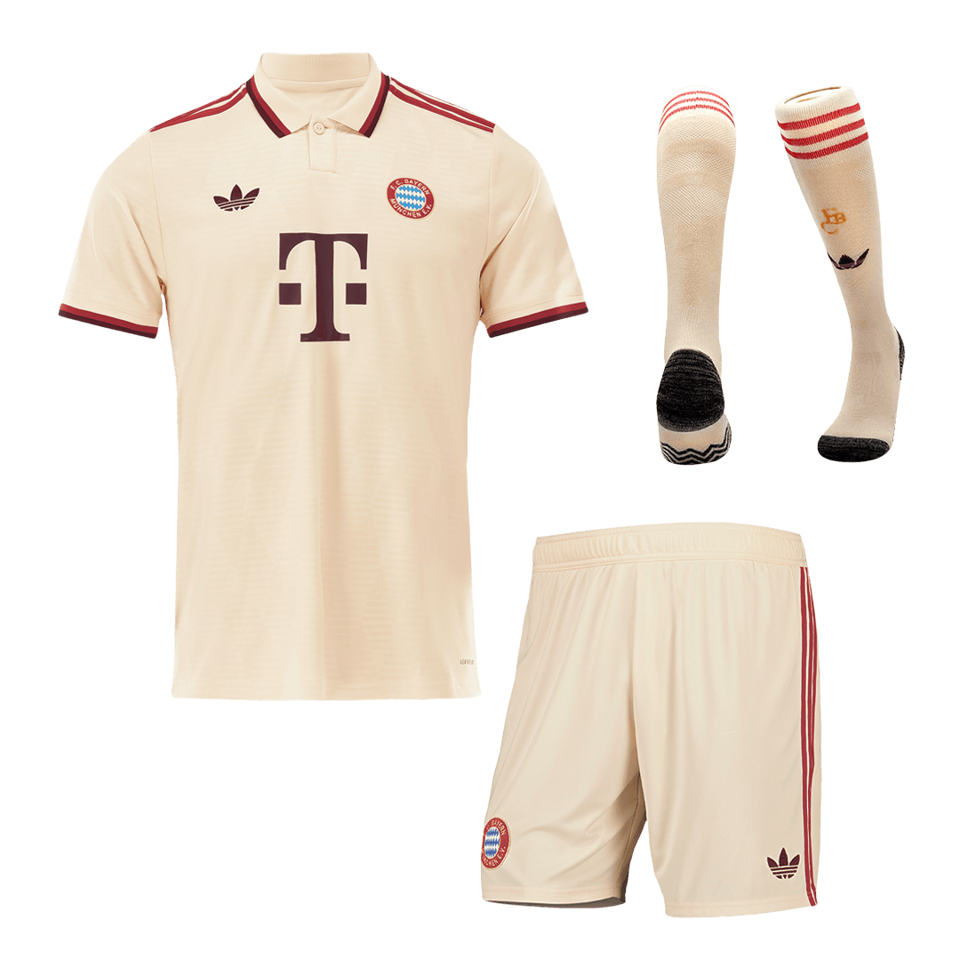 Bayern Munich, Third Away, Full Football Kit 2024/25 - UCL
