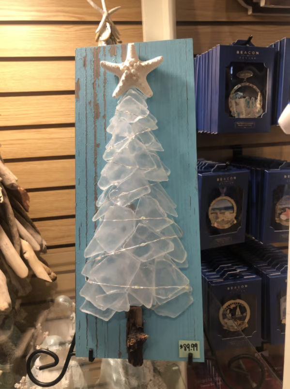 🔥 Last Day 70%OFF🔥DIY Sea Glass Christmas Tree🌊🌲