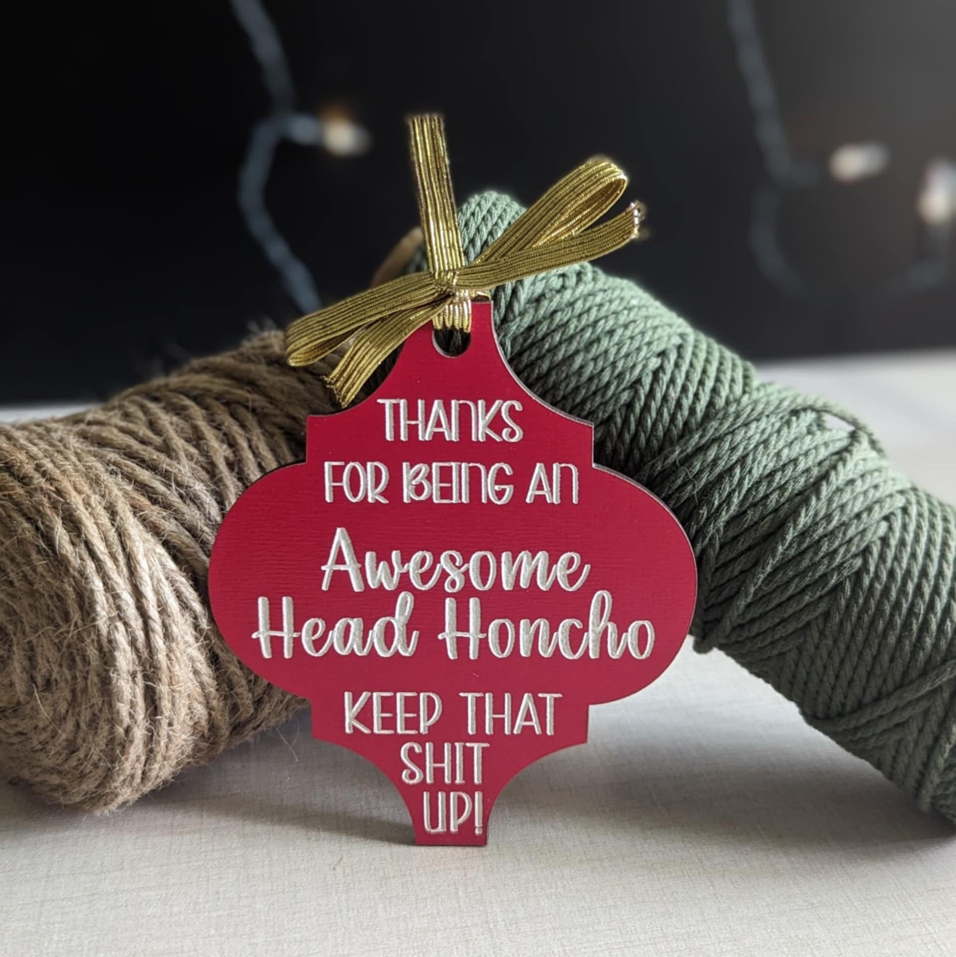 Christmas Ornament for Friends or coworkers