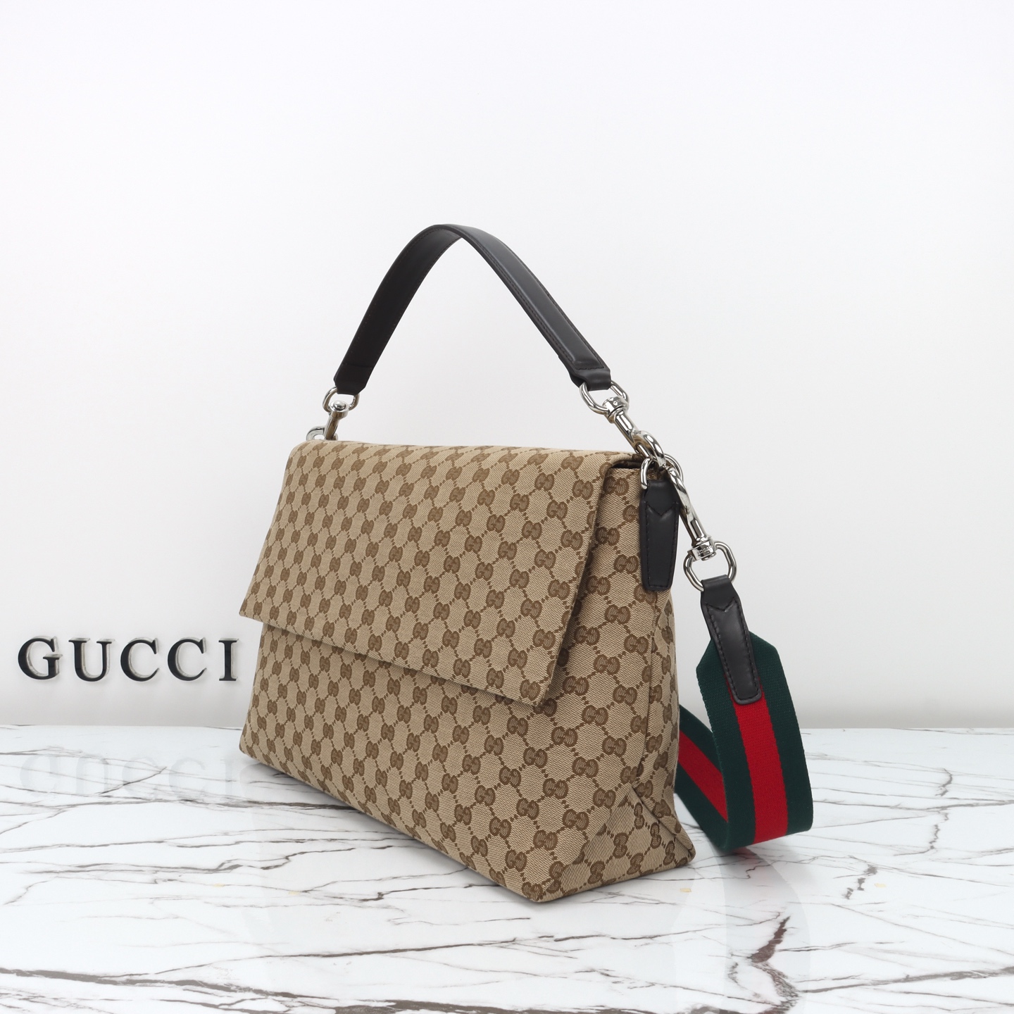 Gucci GG canvas large crossbody bag 821616 FAEHA 9794