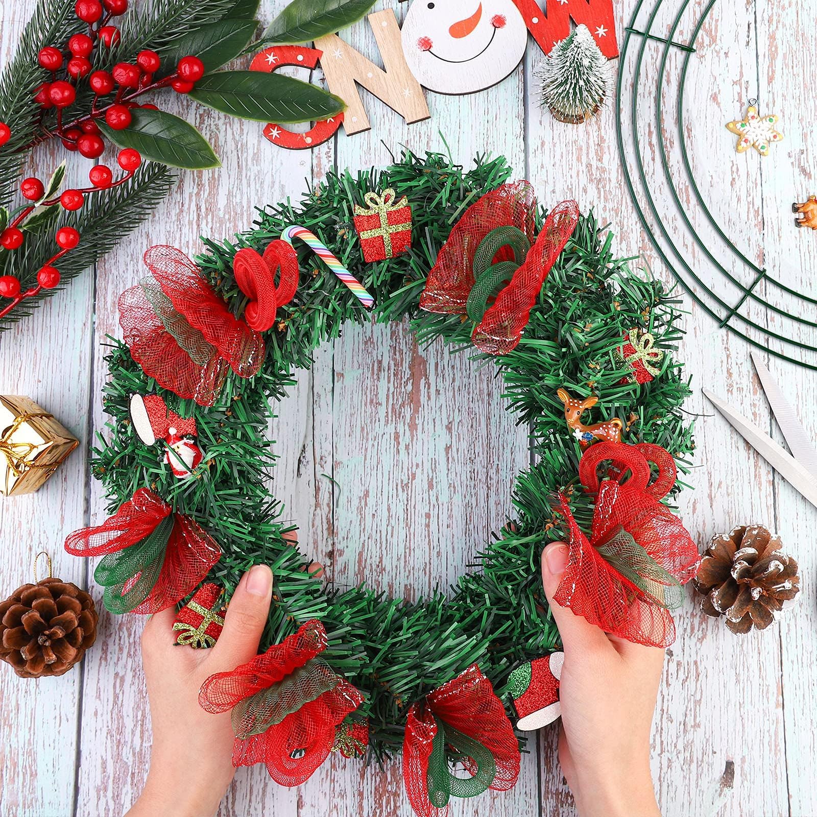 🔥ON SALE🔥DIY 3D Metal Wreath Frame