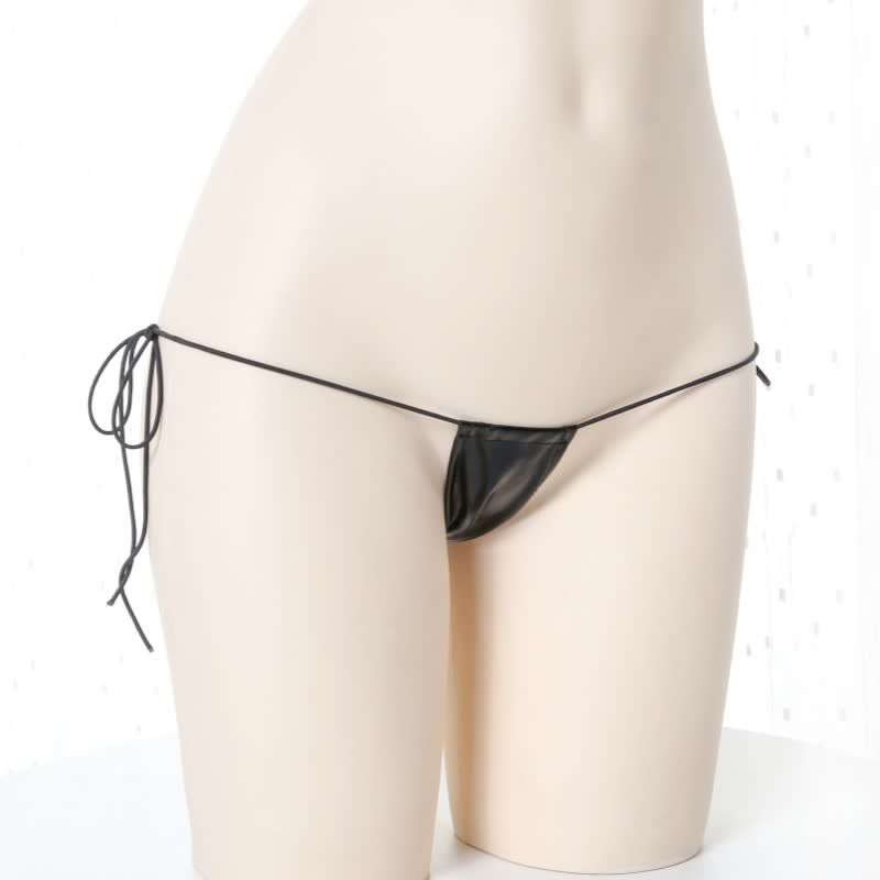 Sexy Lace Up Bikini Lingerie Set