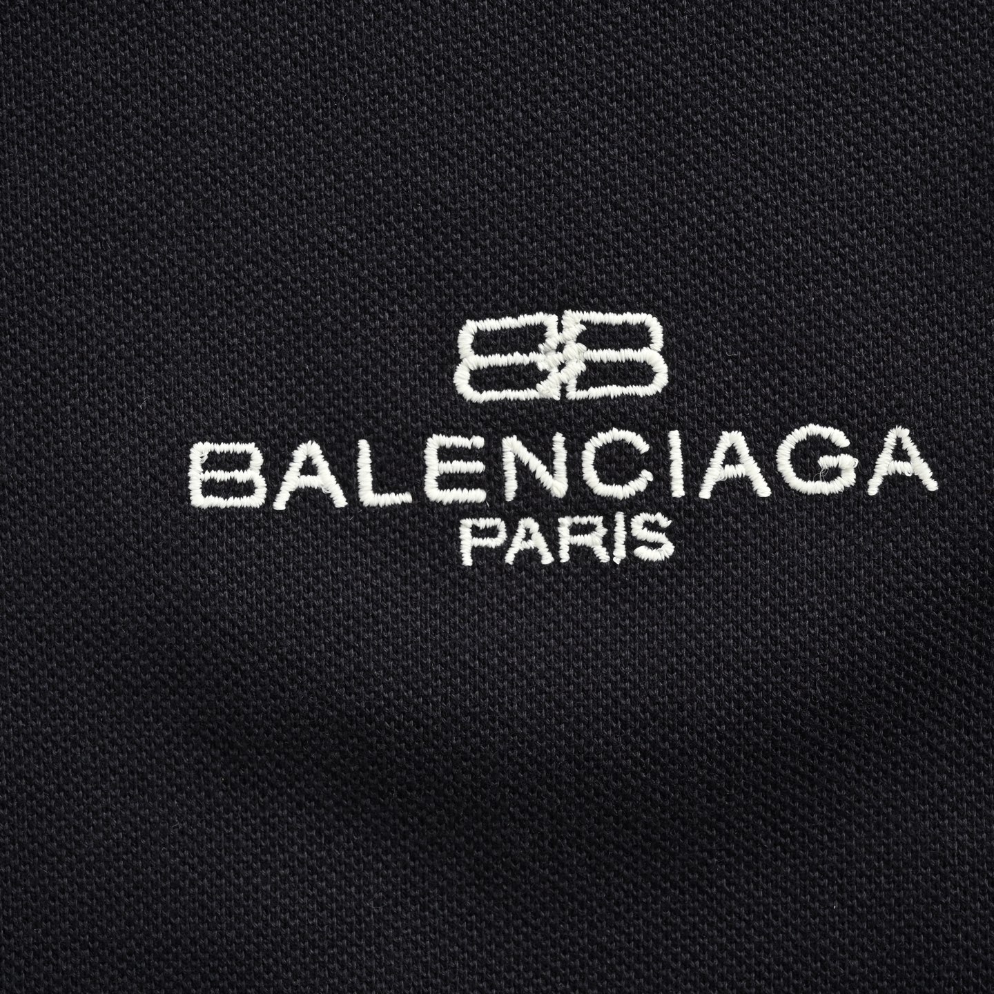 Balenciaga 25ss lock logo embroidered Polo short sleeve