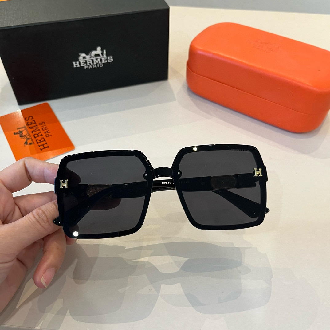 Hermes Square Frame Sunglasses
