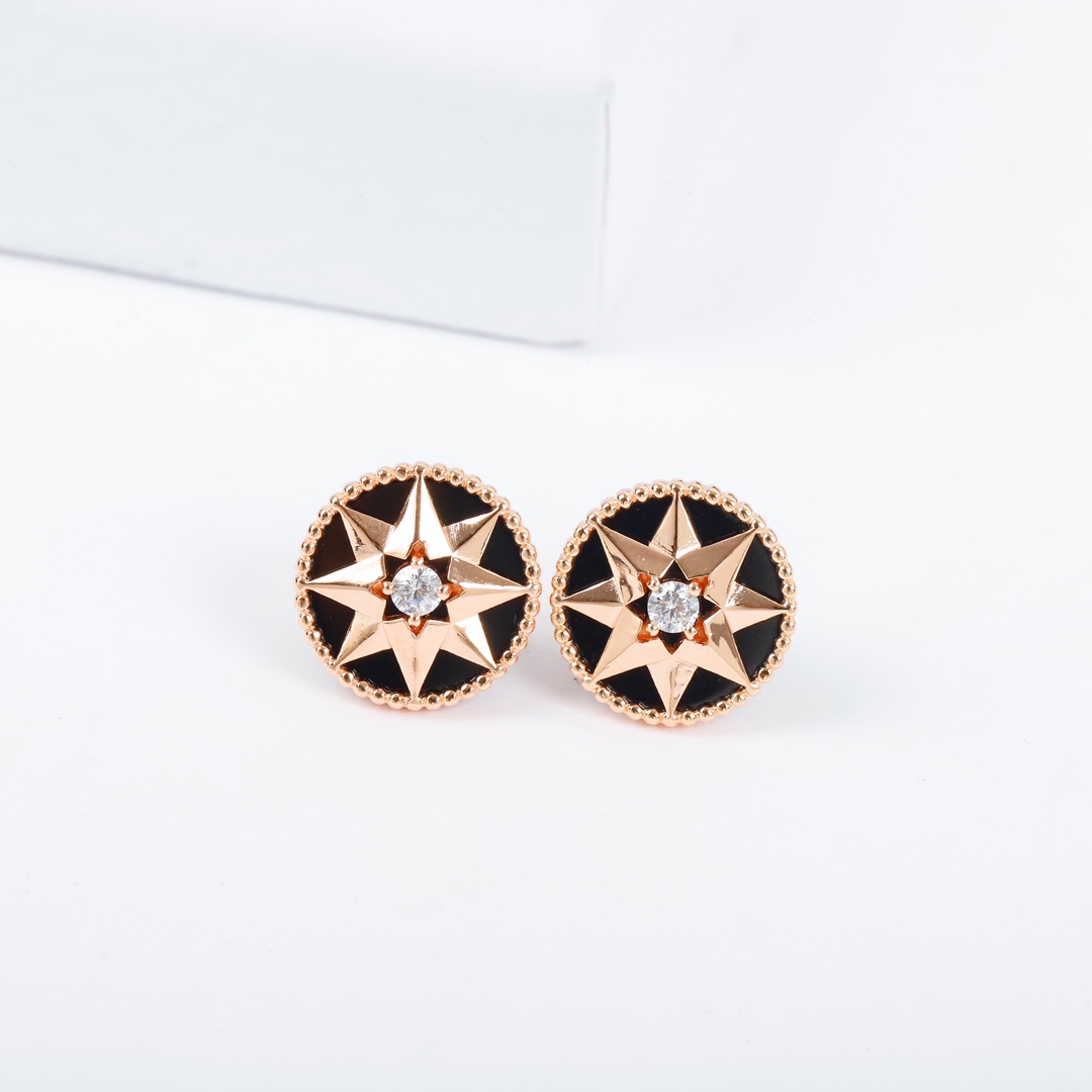 Dior Compass Rose Earrings