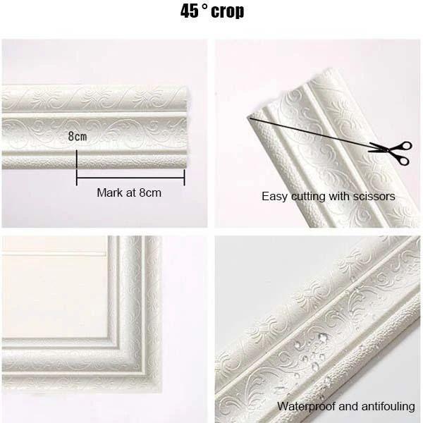 🔥50% OFF Last Day Sale - Self-Adhesive 3D Wall Edging Strip (7.55 Feet)-BUY 5 GET 5 FREE (SAVE 20% OFF & FREE SHIPPING)