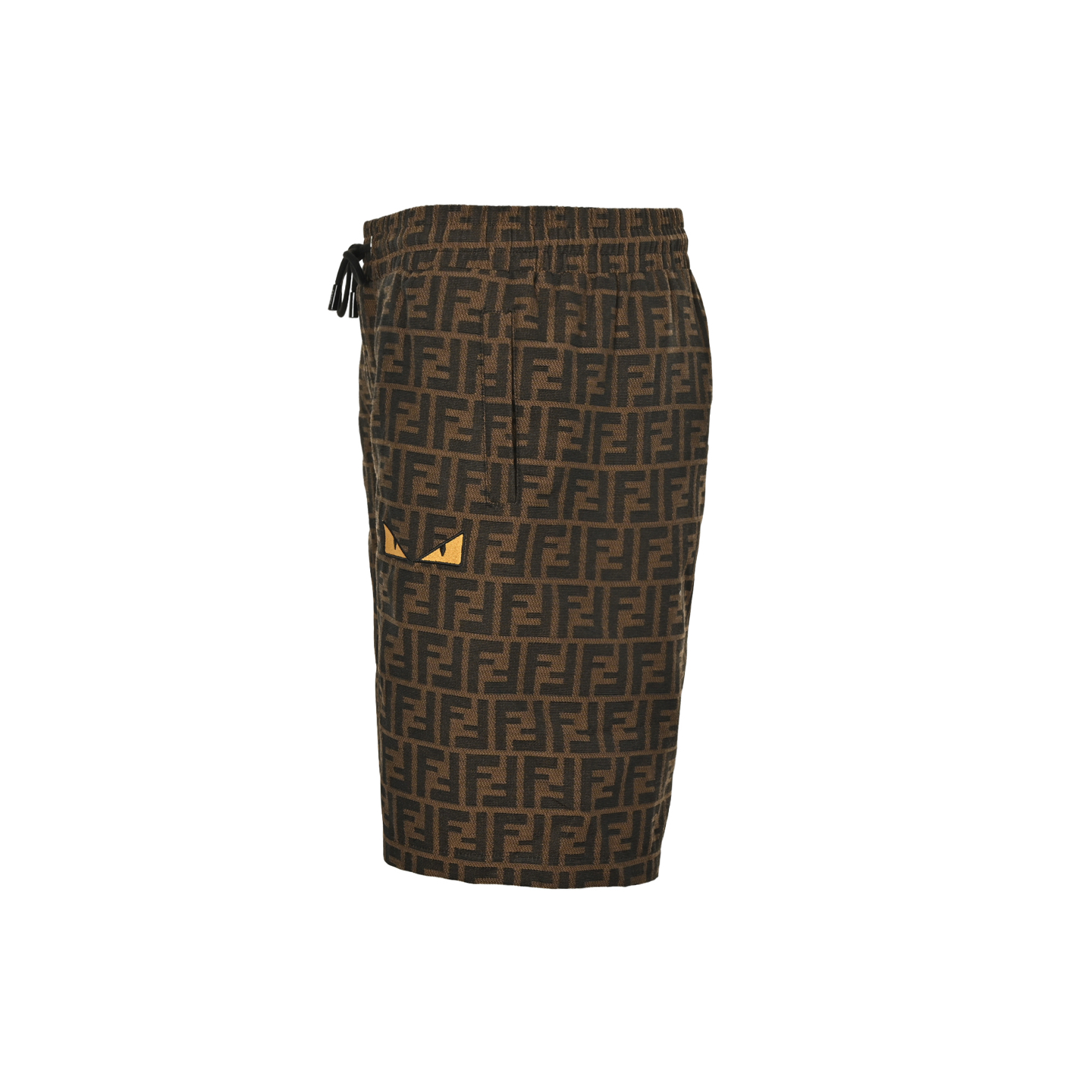 Fendi 25ss FF all-over jacquard eye embroidered shorts