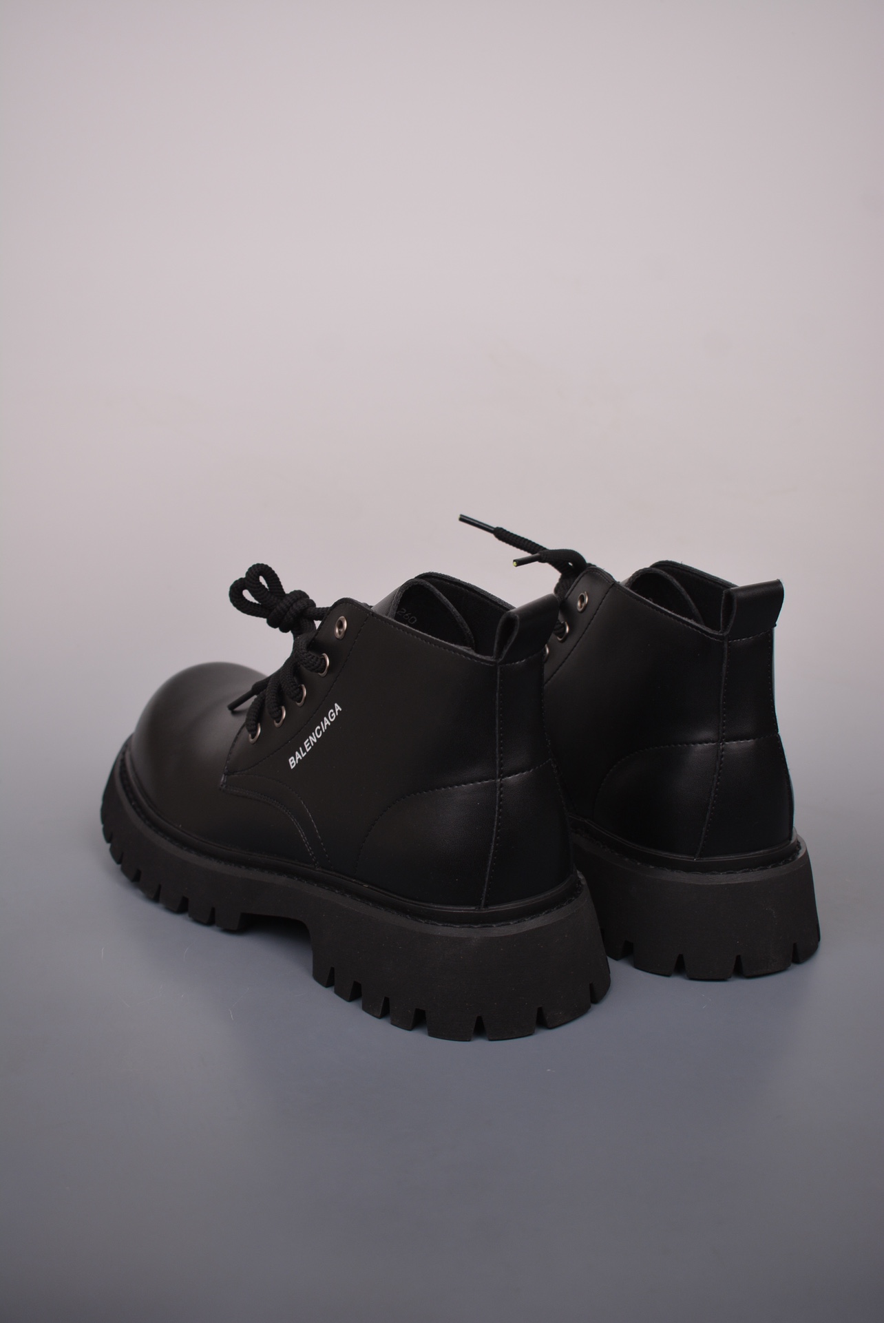 Balenciaga Derby Round Toe Shoes Mid-cut