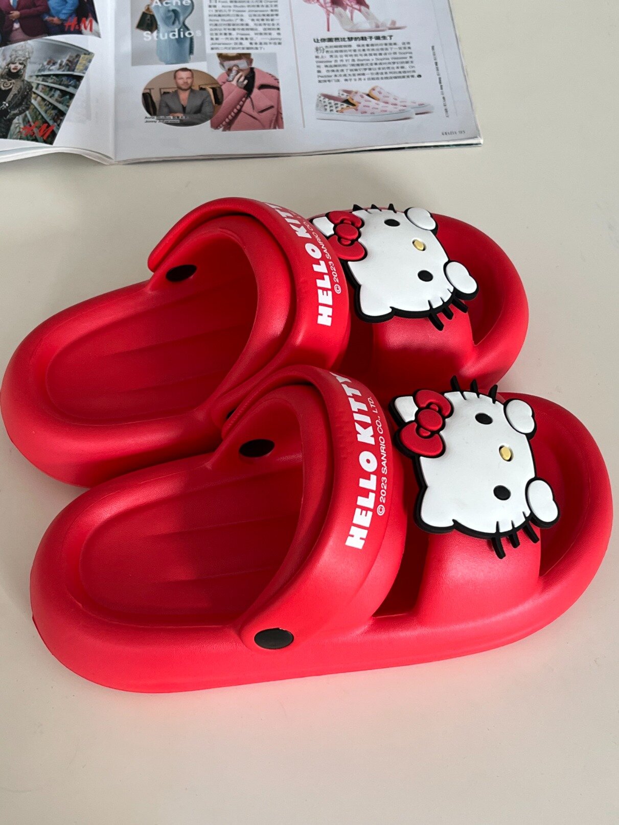 Sanrio Sandals Double Strap Waterproof EVA Slides