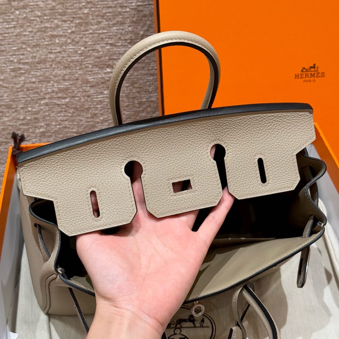 Hermès Birkin 81 Gris tourterlle handbag (handmade to order)