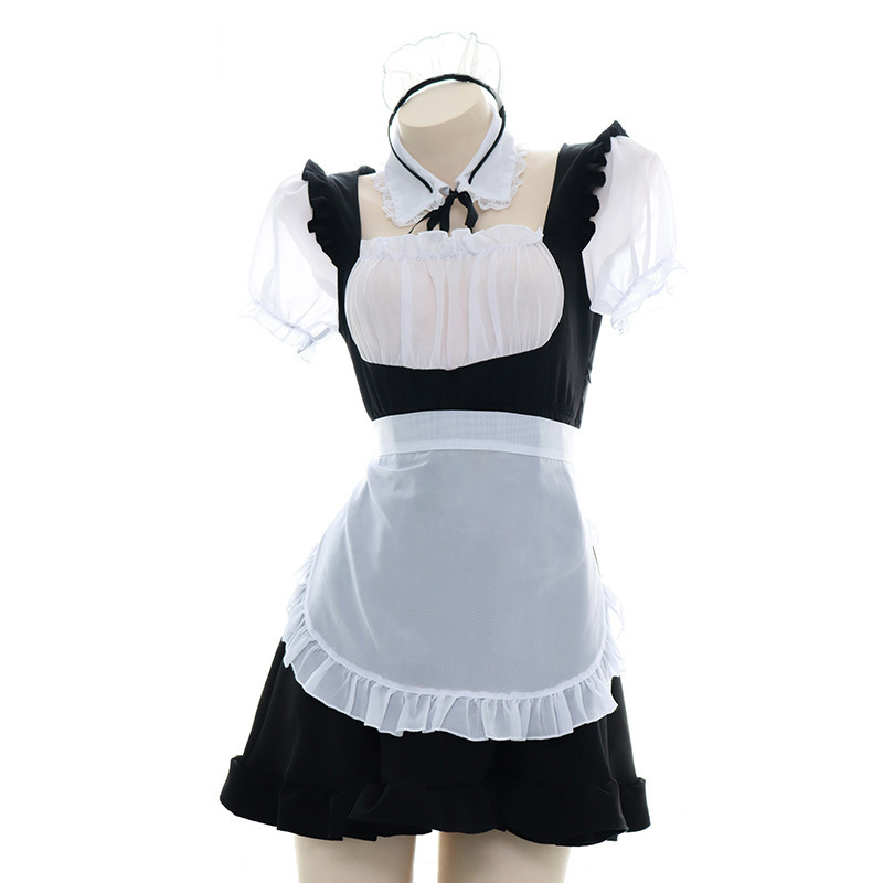Ruffle Maid Dress Nightdress Lingerie Set