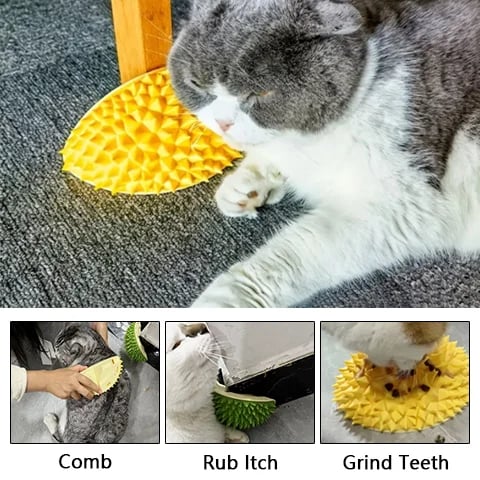 HOT SALE🔥😺Cat Toys - Durian Rubbing Itching Comb