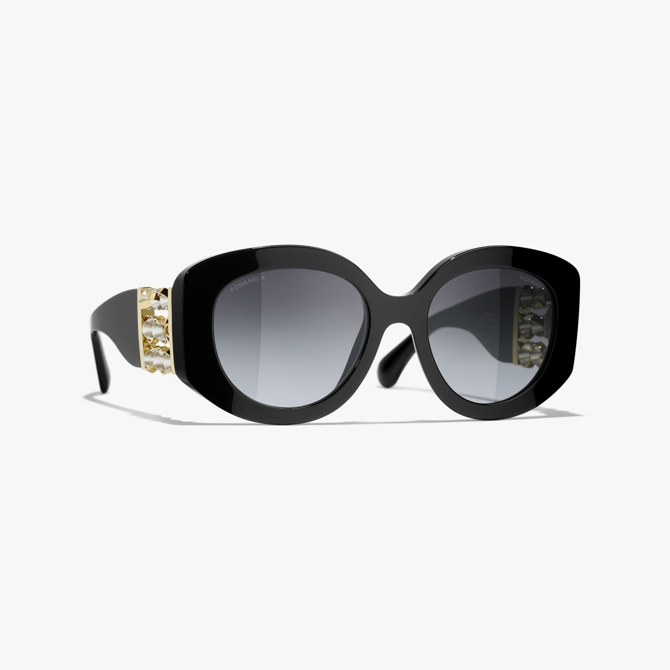 Chanel Oval Sunglasses