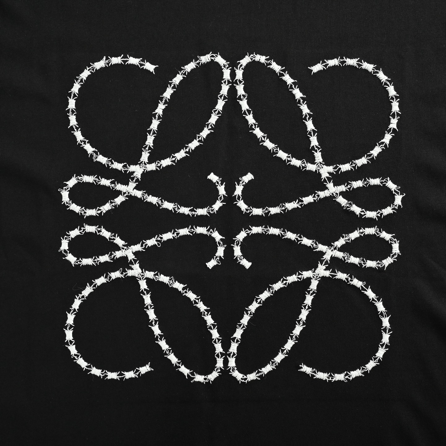 Loewe 25ss embroidered logo short sleeve