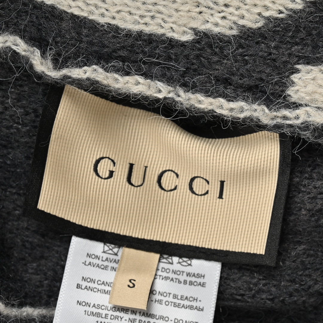 Gucci 24Fw reversible mohair cardigan