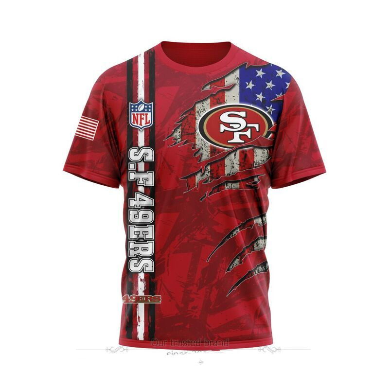 SAN FRANCISCO 49ERS 3D HOODIE SKULL0802