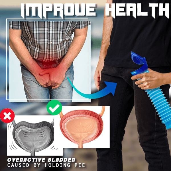Early Summer Hot Sale 48% OFF - Male Female Portable Mobile Toilet Potty Pee Urine Bottle(BUY 2 GET 1 FREE NOW)