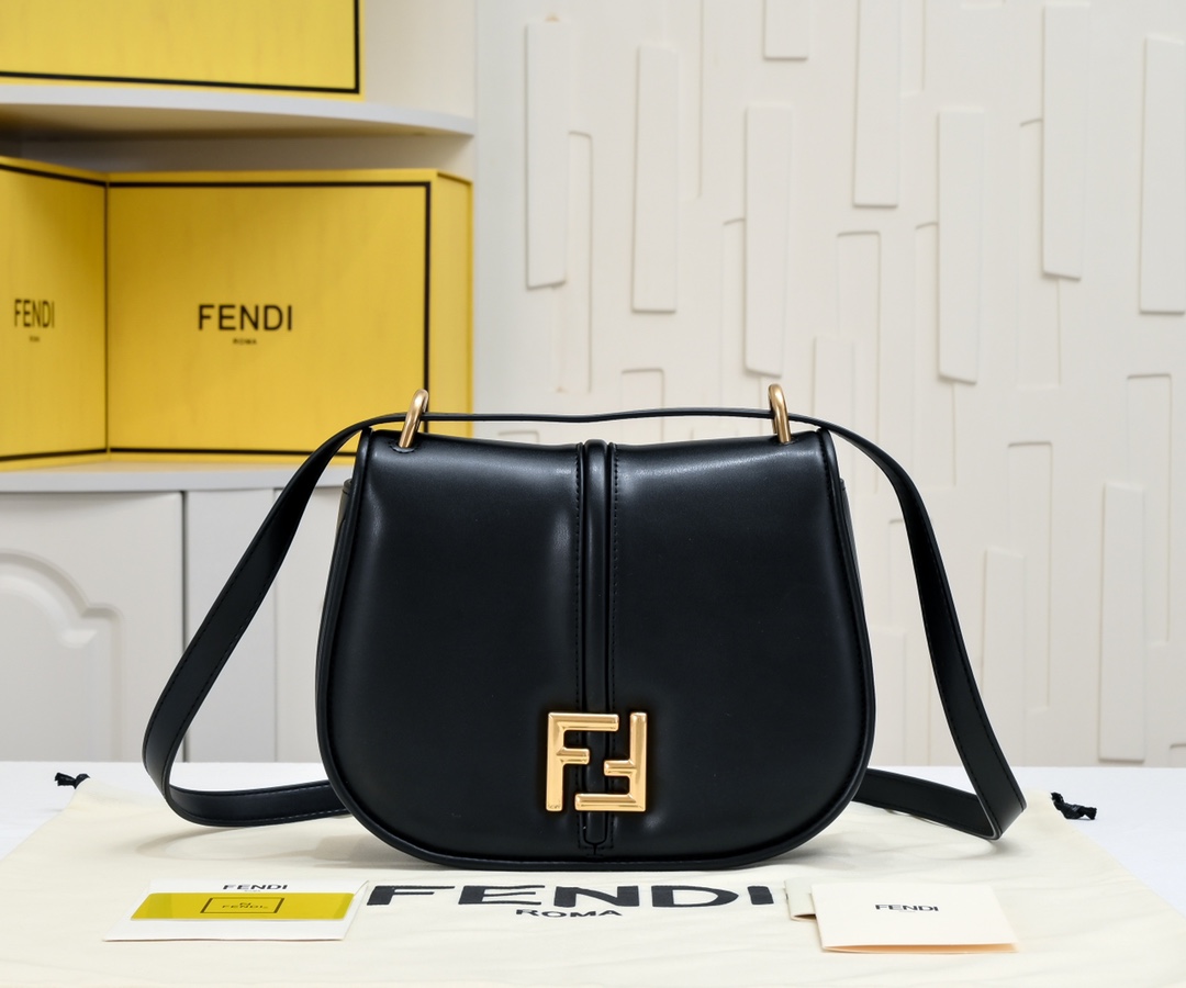 FENDI C'mon series retro large flap bag 6651