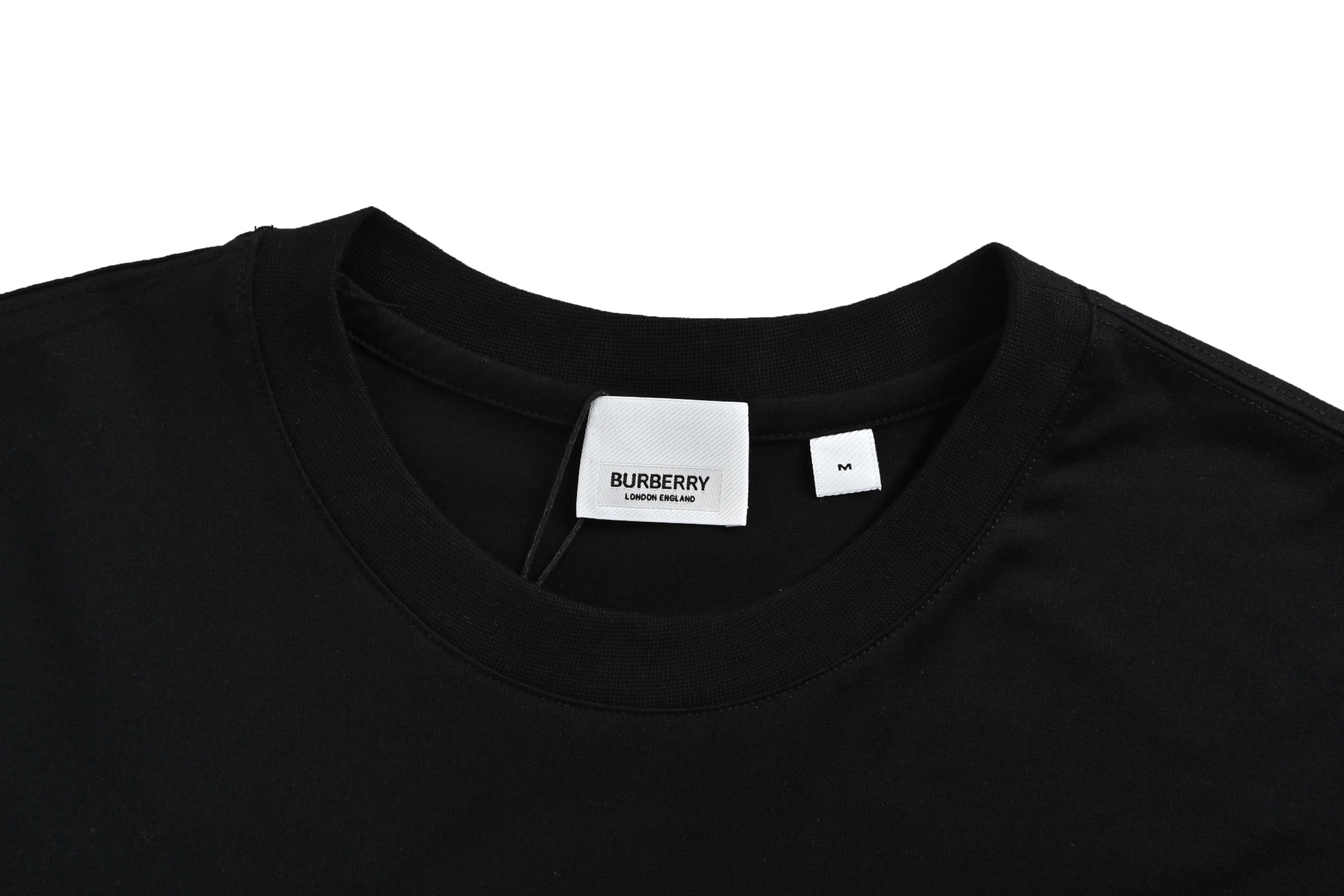 Burberry Bear patch embroidered short sleeves