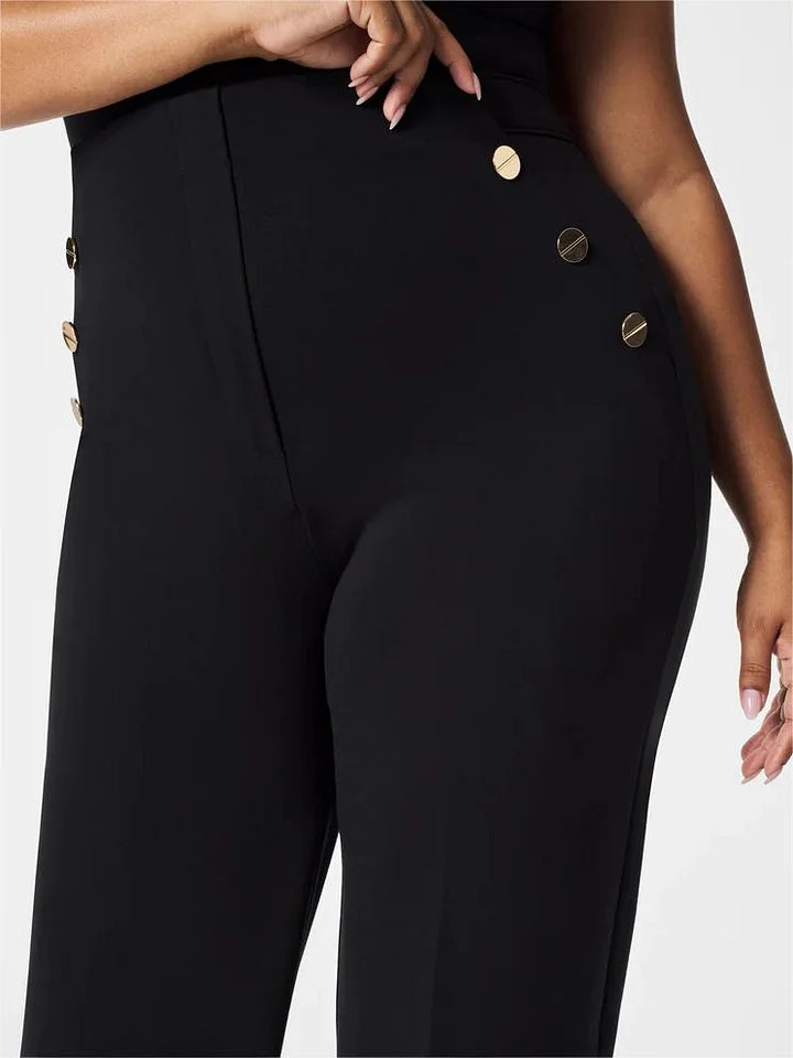 🔥Last Day 70% OFF -Tummy Control Button Wide Leg Pant(BUY 2 FREE SHIPPING)