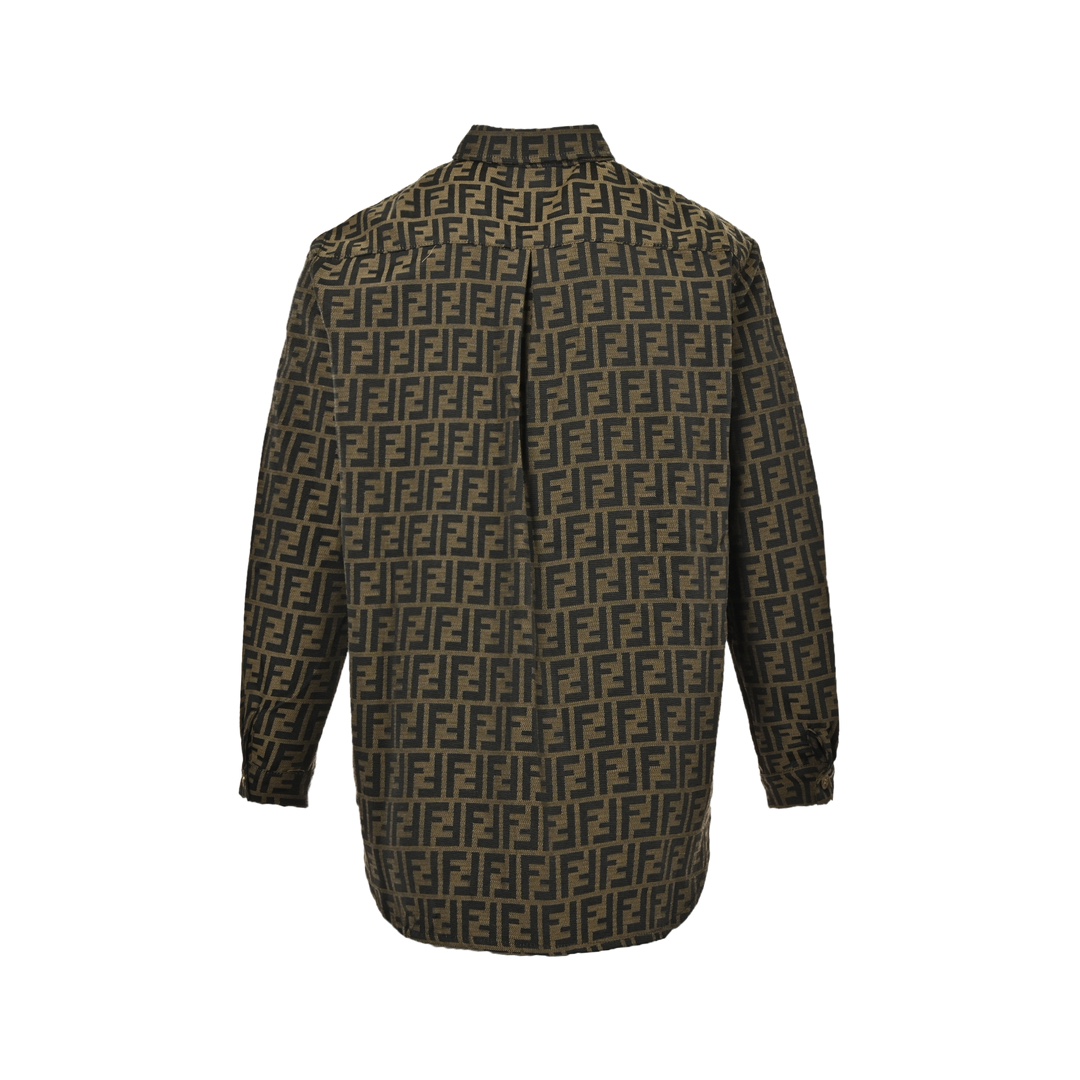 Fendi 24Fw FF all-over jacquard suit shirt jacket