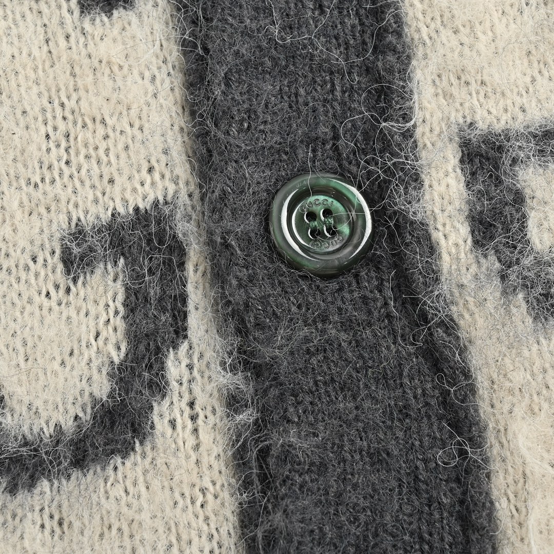 Gucci 24Fw reversible mohair cardigan