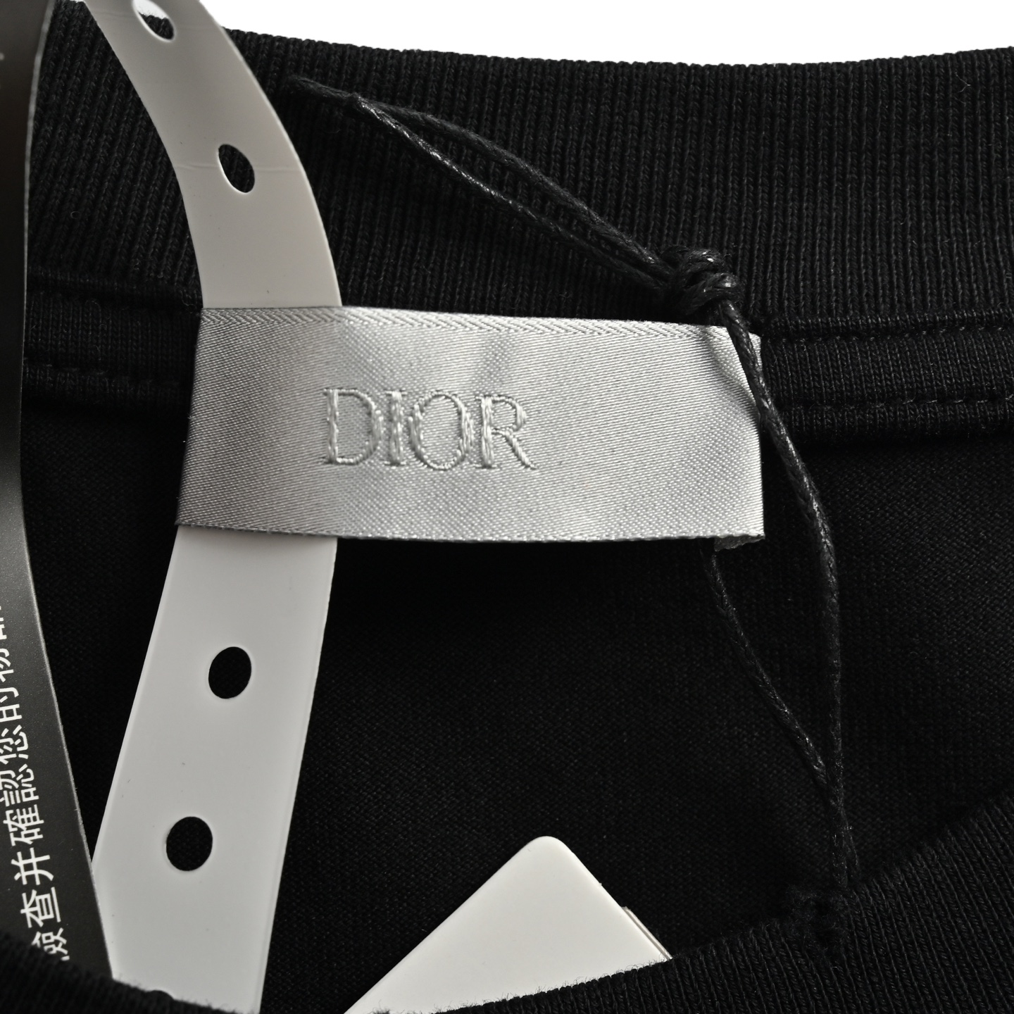 Dior Bobby dog ​​flocked print short sleeves