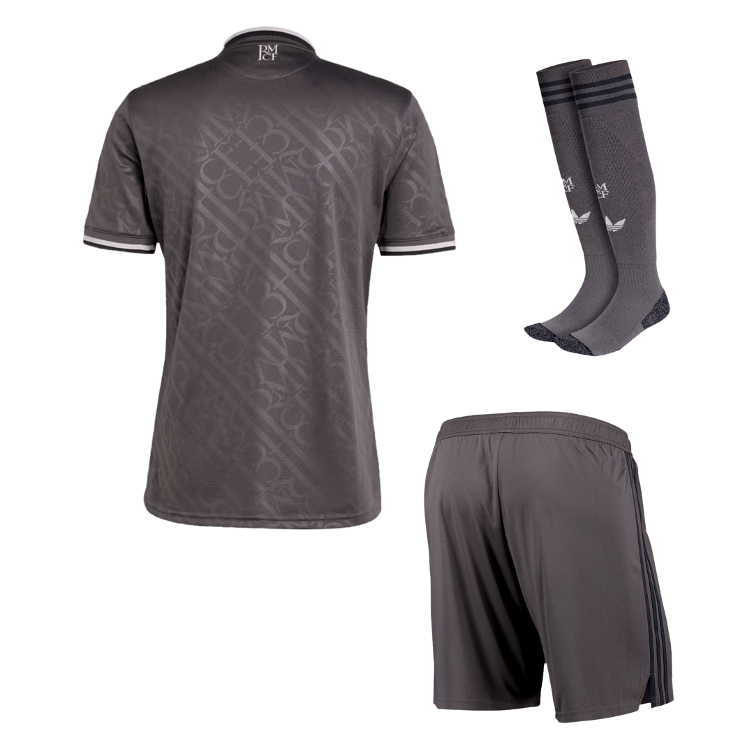 Real Madrid men's third away football shirt kit (shirt + shorts + socks) 2024/25