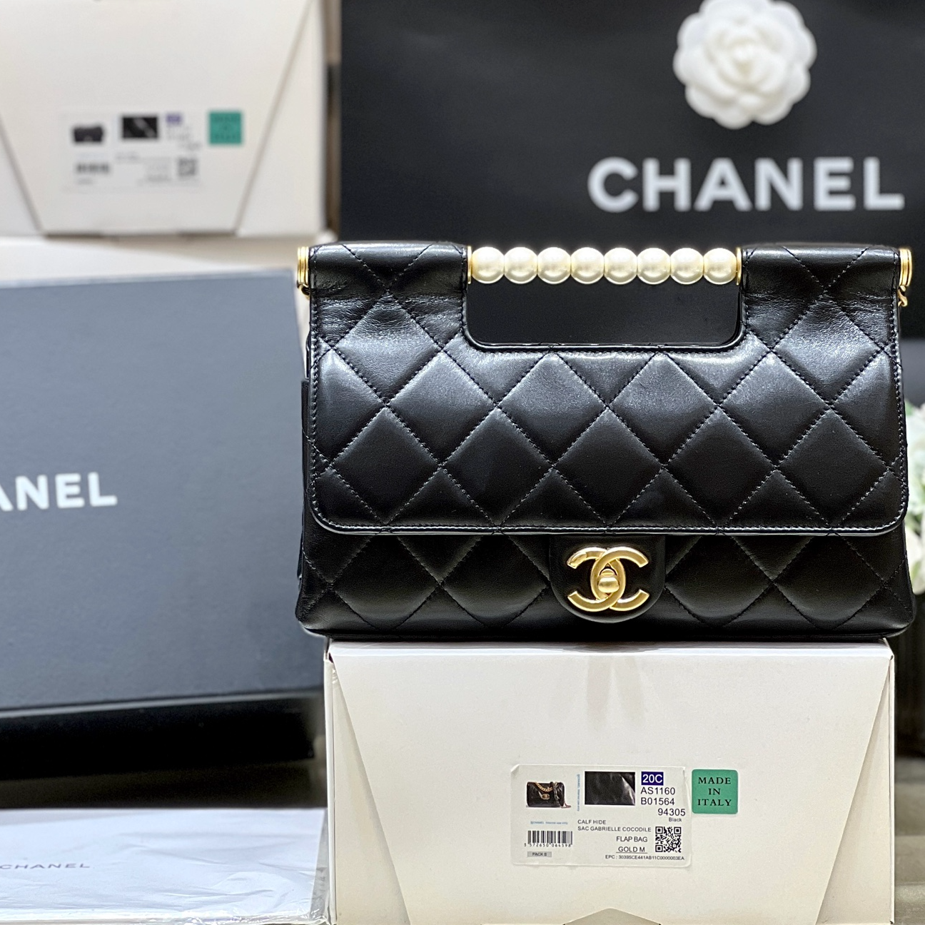 Chanel 25P Spring/Summer Preview Series Pearl Handle Bag AS5390 00138