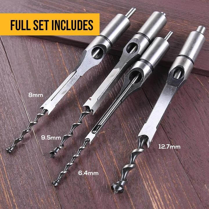 🔥Independence Day Promotion-[SAVE 50% OFF] (Set Of 4 SIZE)Square Wood Chisel-BUY 2 SETS GET 10% OFF & FREE SHIPPING