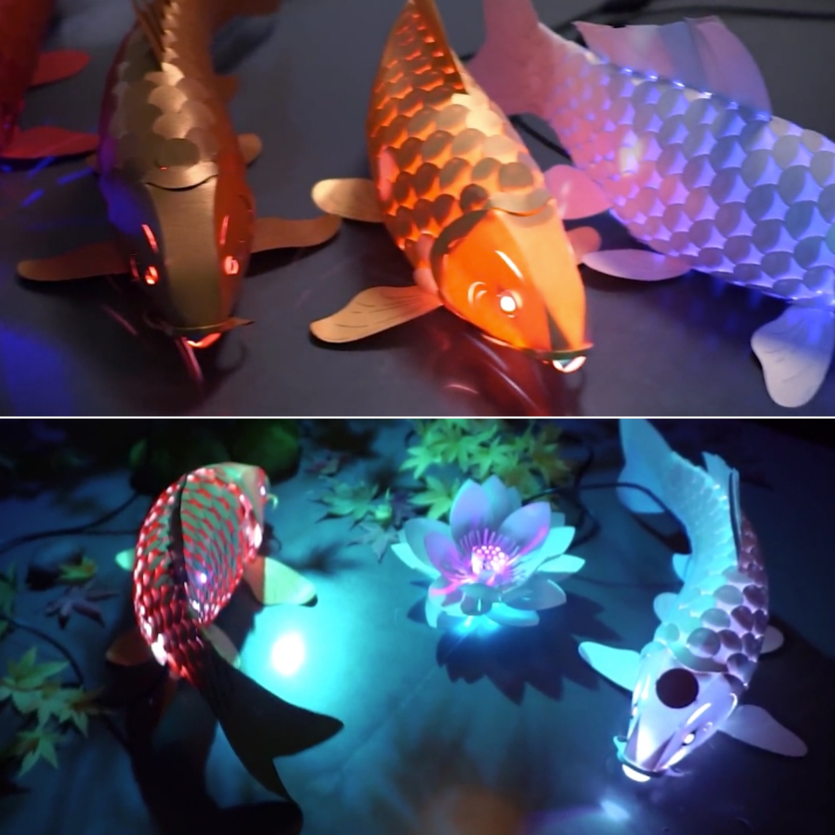 👍Last Day Promotion 60% OFF💥2024 New Paper Koi Lantern With RGB Led