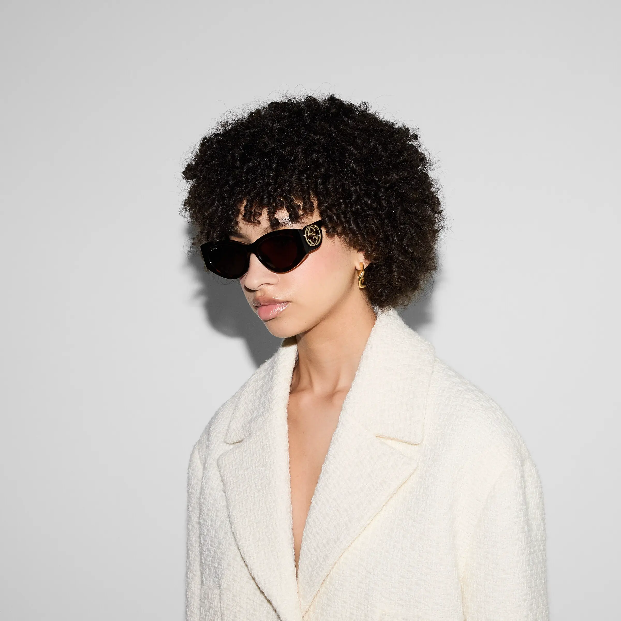 Gucci cat-eye frame sunglasses