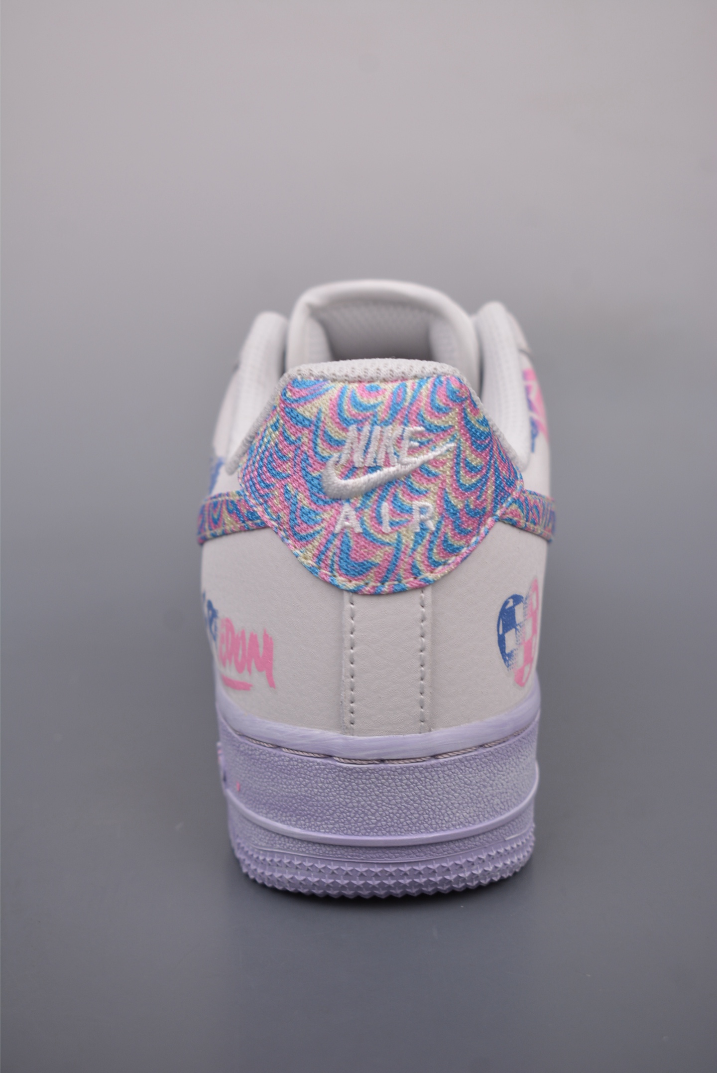 Nike Air Force 1 Low 2D hand-painted graffiti CZ0377-002