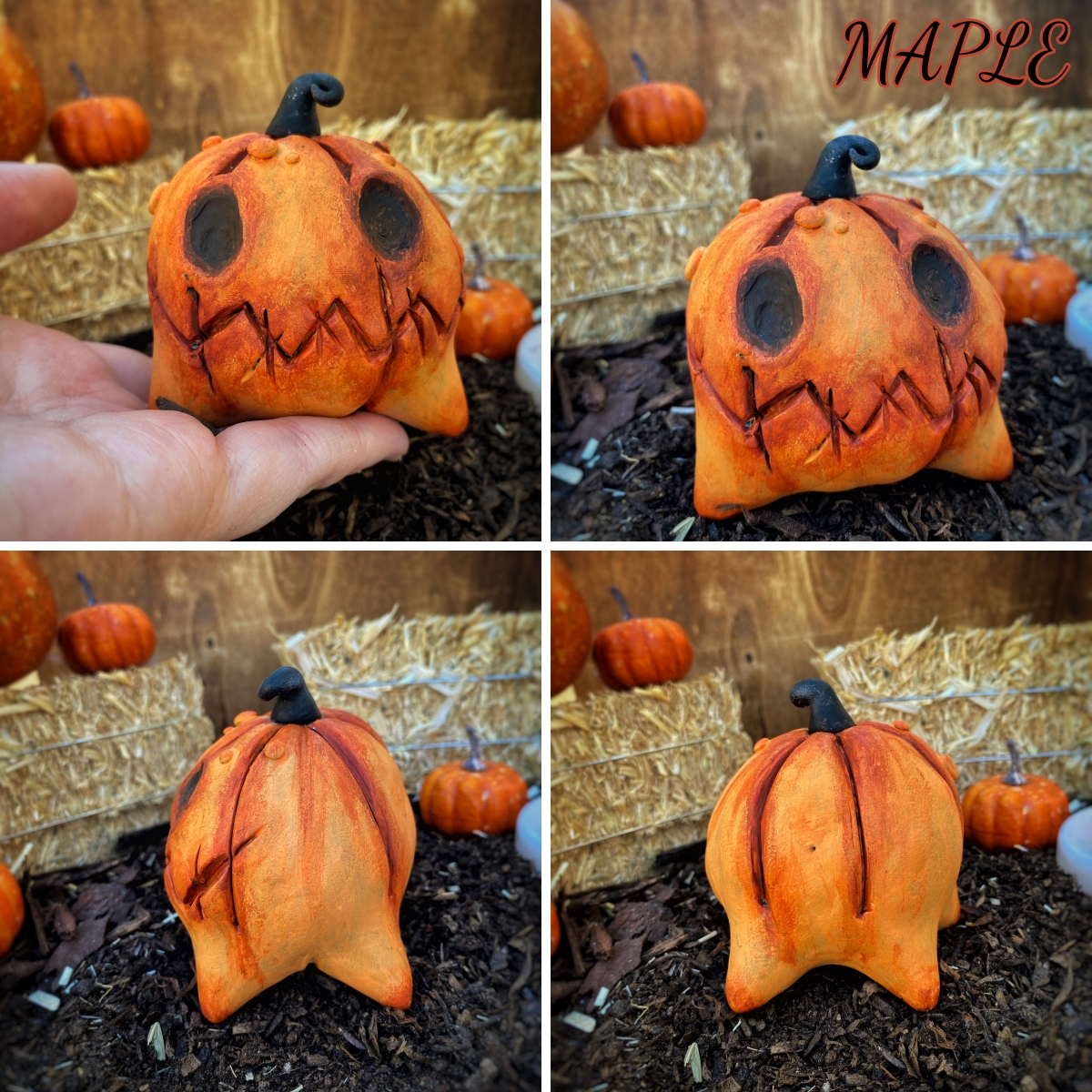 💥Daily Sales of 1000+🔥Puppy Pumpkin 🎃 Sculpture