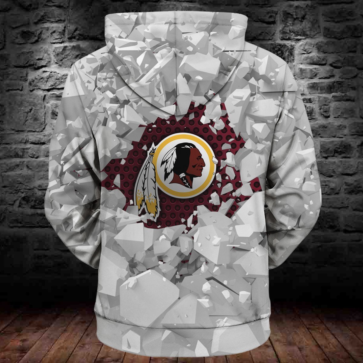 WASHINGTON HOODIE 3D ICE11