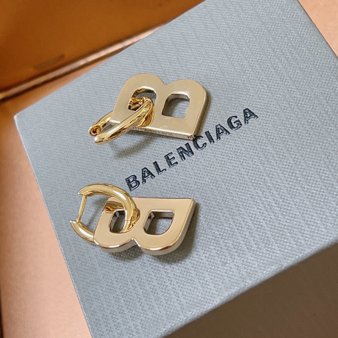 Balenciaga BB earrings