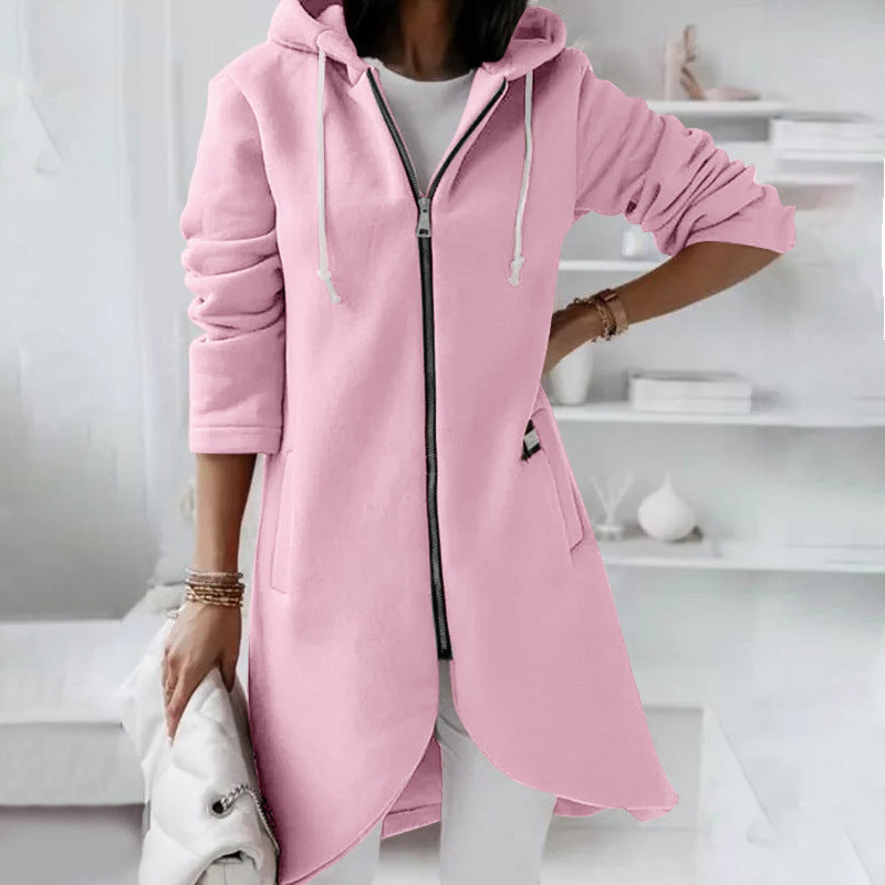 Autumn and Winter Street Sweater with New Style Zipper