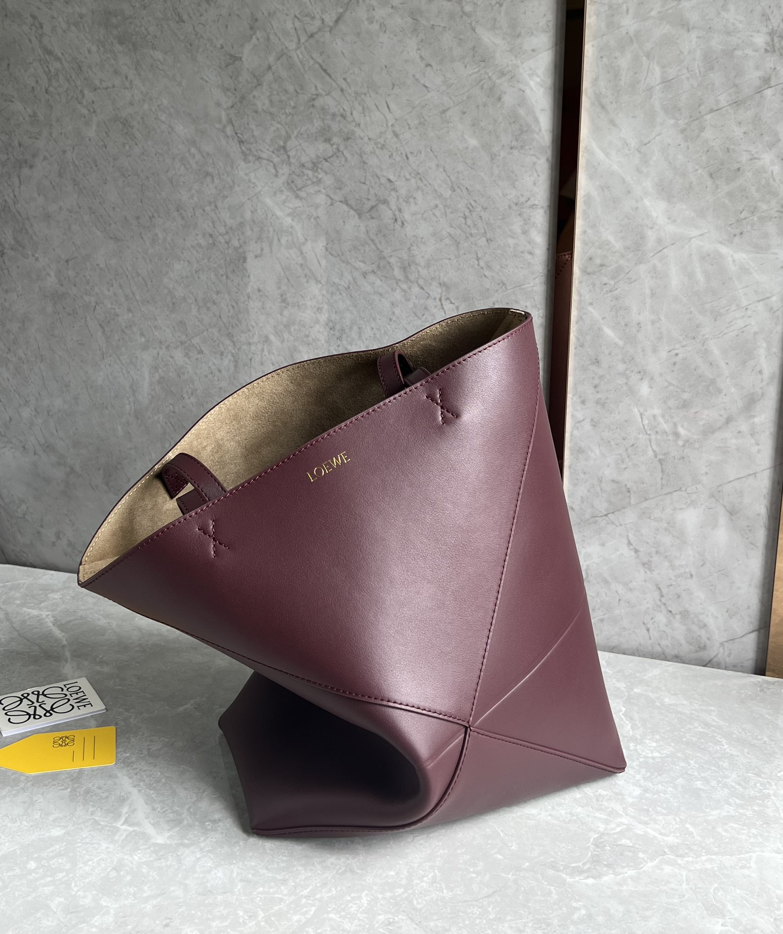 Loewe zzle fold series foldable tote bag 0693