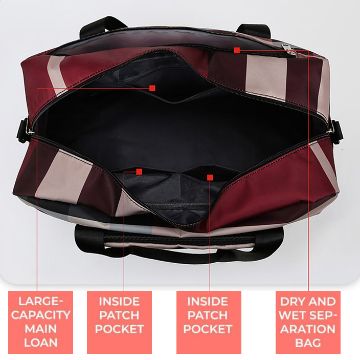 (🔥Last Day Promotion-SAVE 50% OFF) Summer/School opening Foldable Dry/Wet Separation Travel Bag-BUY 3 GET 15% OFF & FREE SHIPPING