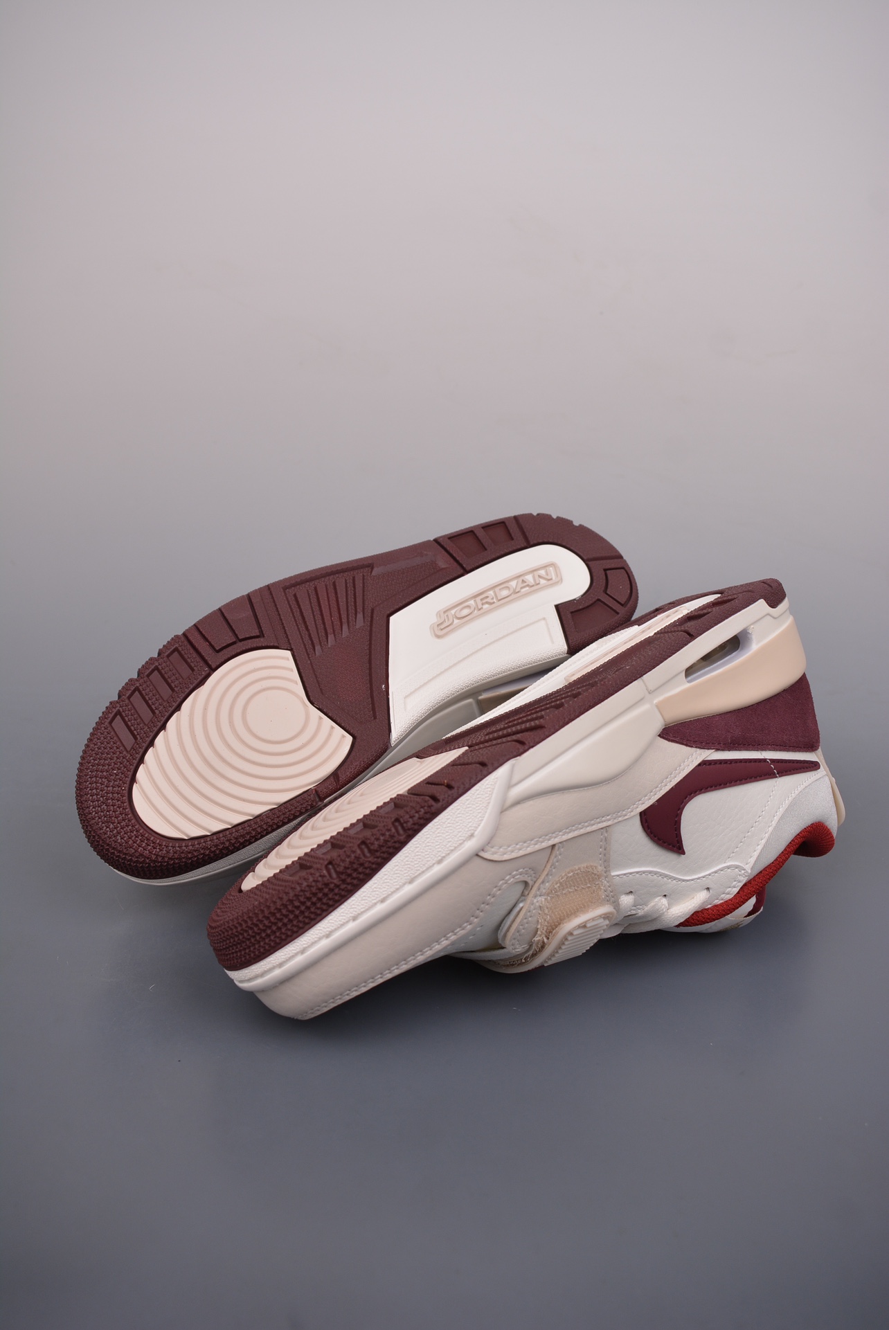 Nike Air Jordan Legacy 312 Low Off-White Burgundy  and Gold IB4712-161