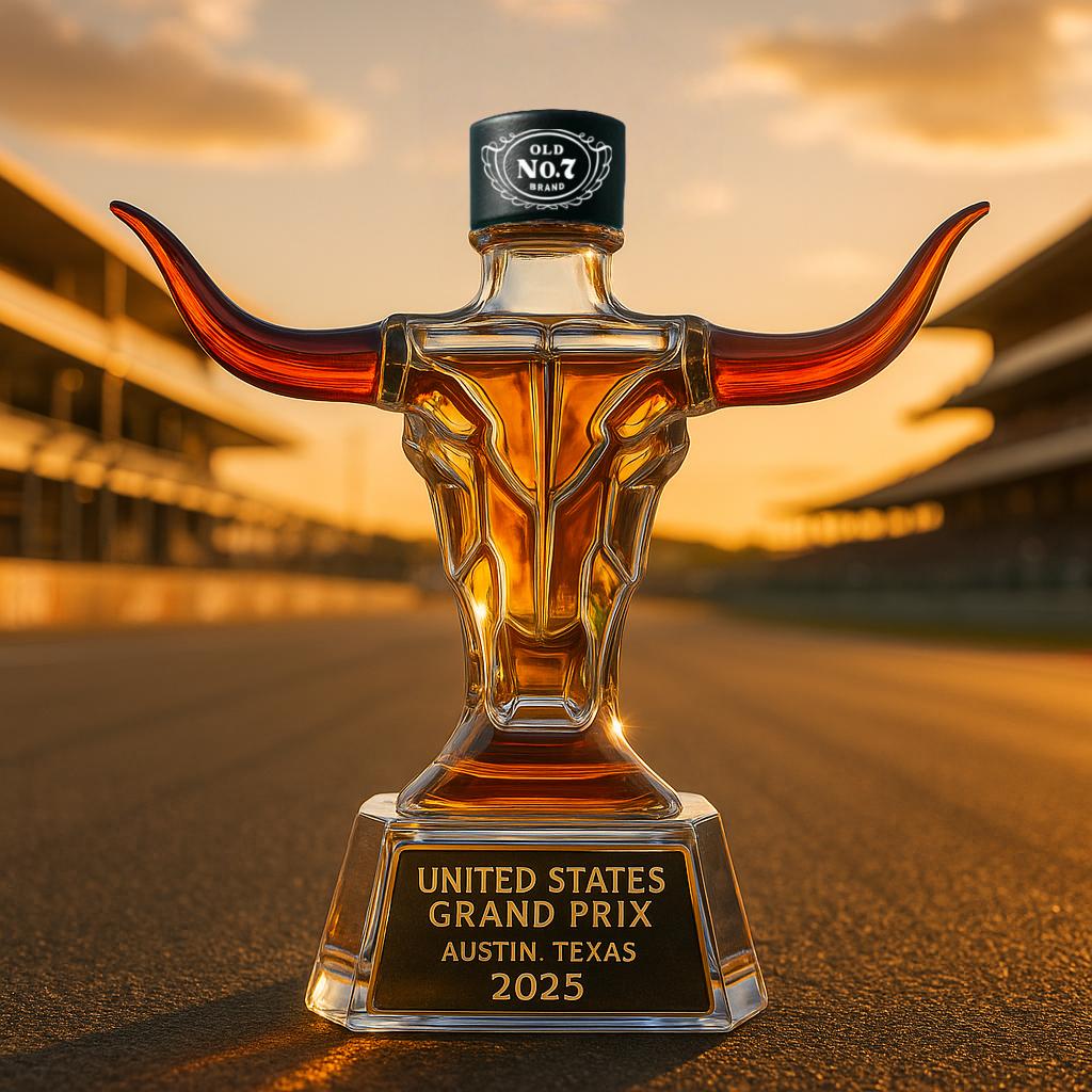 UNITED STATES GRAND PRIX Trophy Whiskey Bottle 2025
