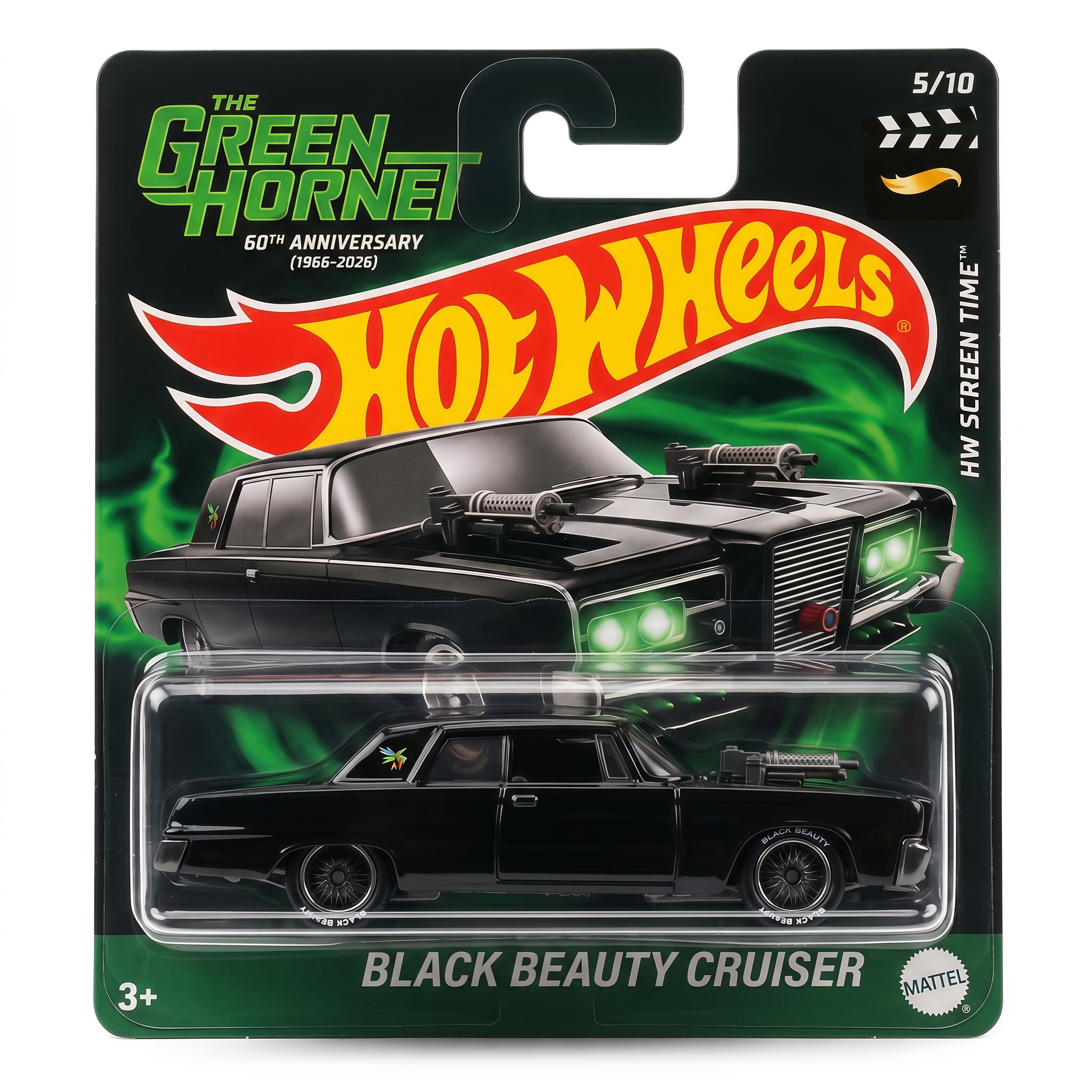 Hot Wheels 🔥The Green Hornet – 60th Anniversary Black Beauty Cruiser