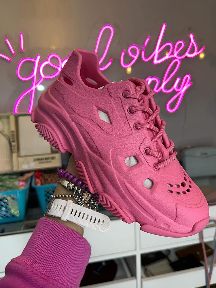 Soft EVA Lace-up Sneakers