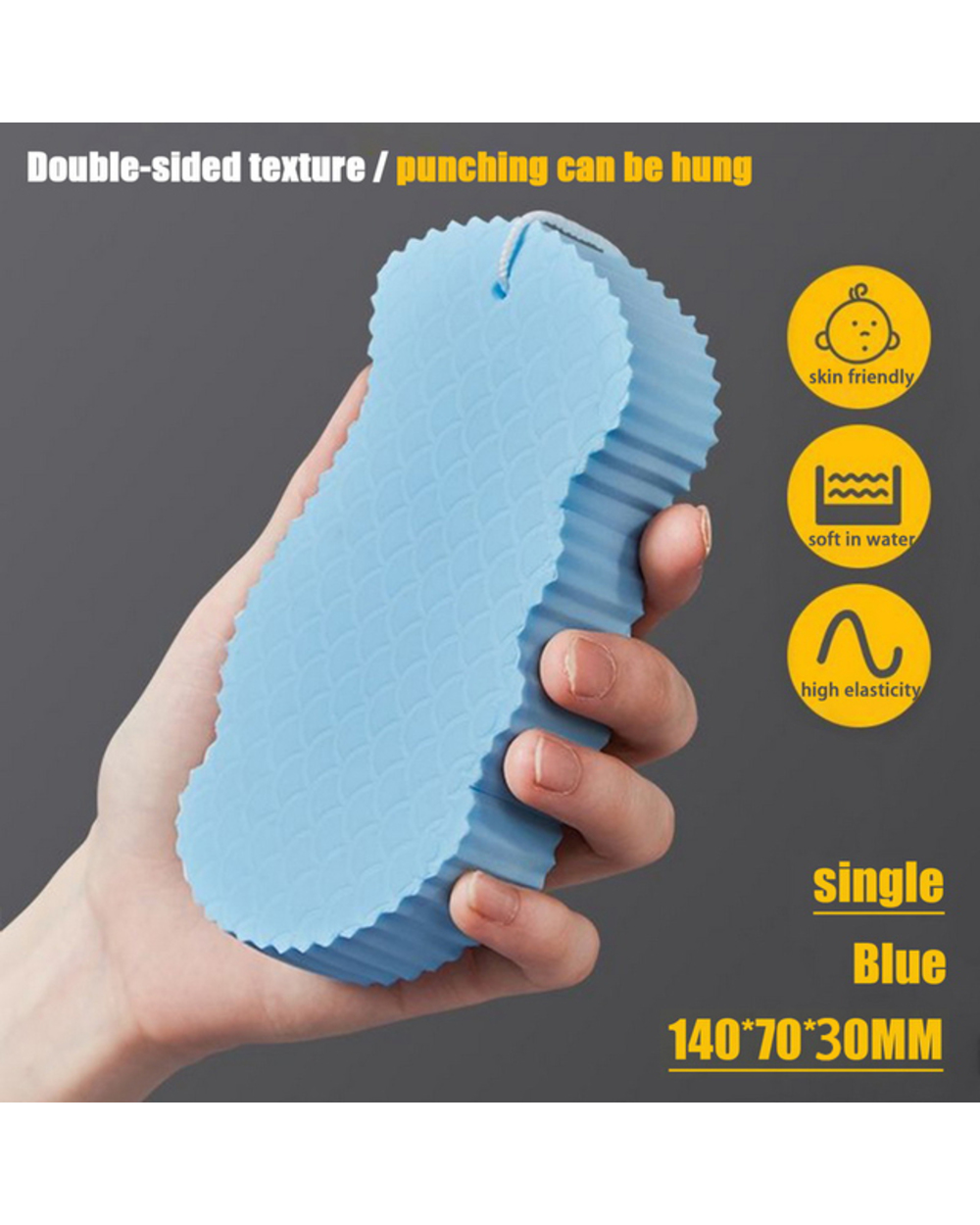 🔥45% OFF Last Day Sale -Super Soft Exfoliating Bath Sponge-BUY 3 GET 2 FREE & FREE SHIPPING