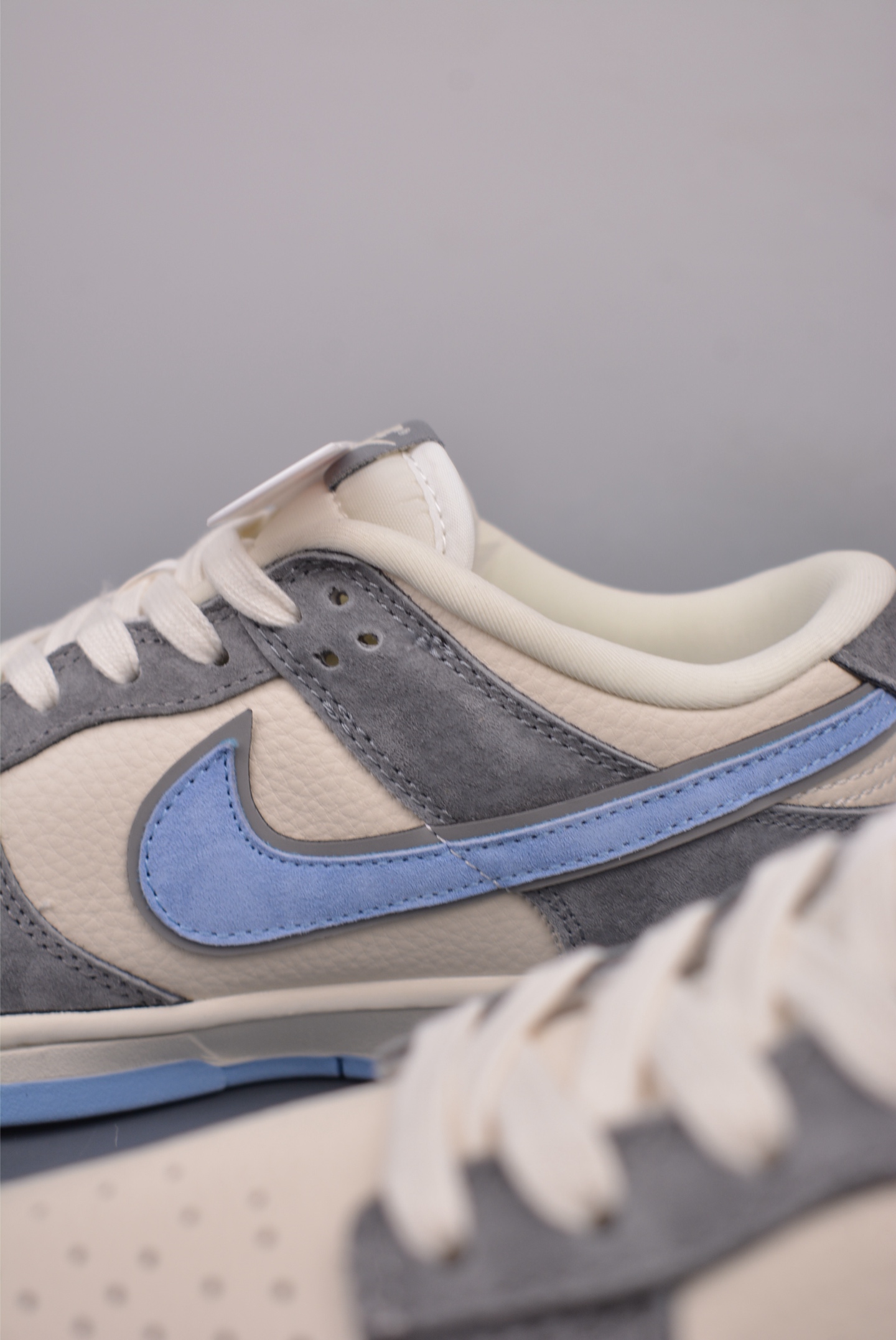 Chrome Hearts x Nike By You SB Dunk Low Retro SP Gray White Blue KK1333-027